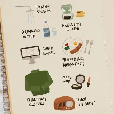 Mornin Routine by 별라랜드 포트폴리오 - 노트폴리오