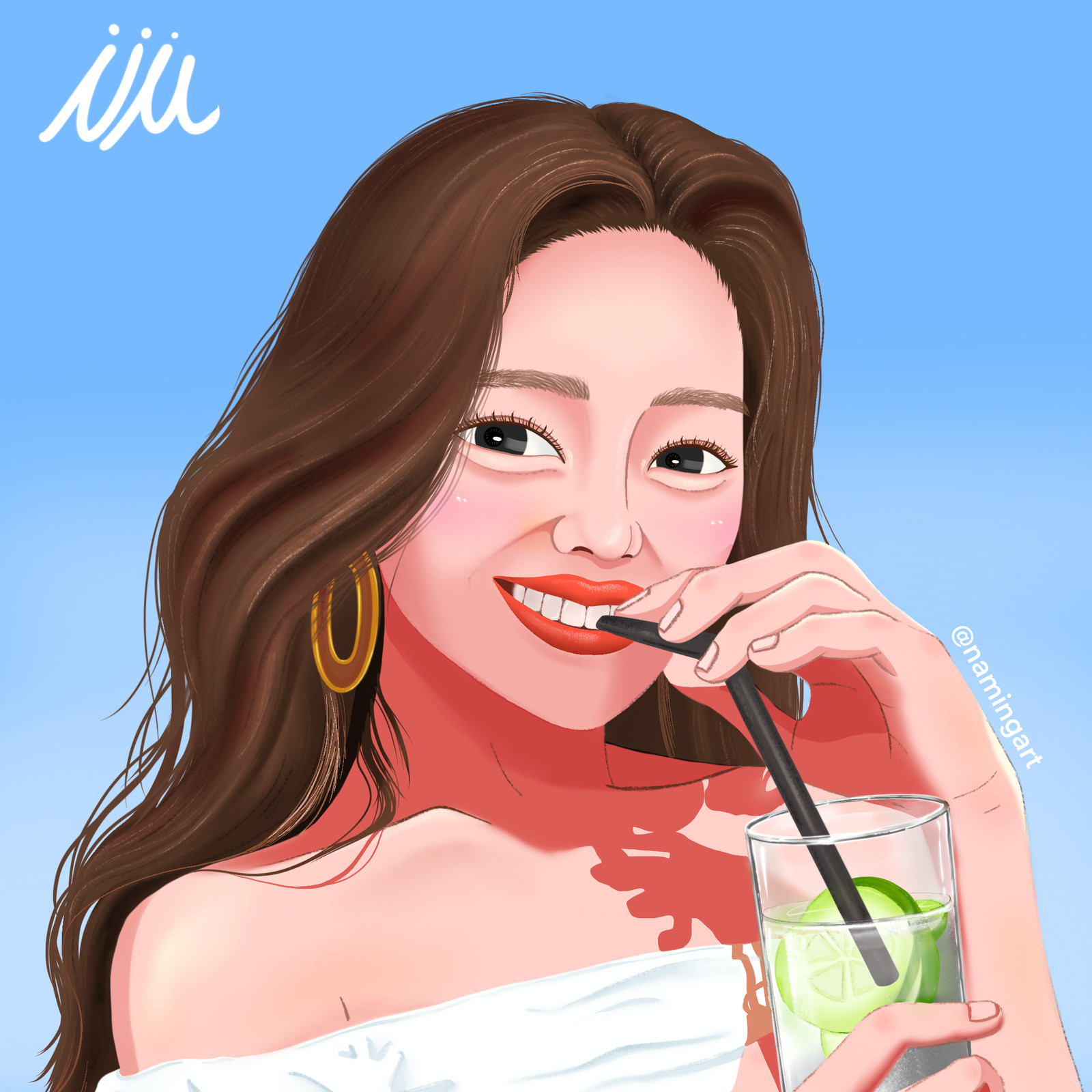 인물일러스트-조이 by 나밍(Naming) - 노트폴리오