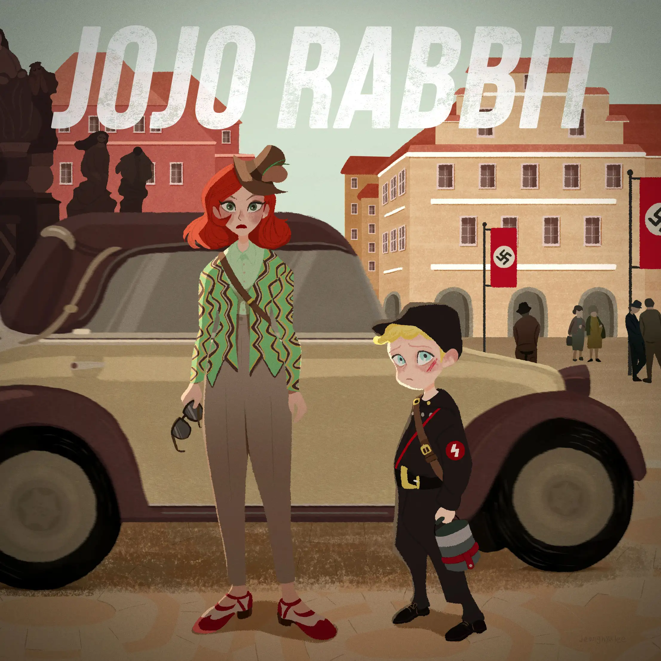 Jojo Rabbit 조조래빗🎬 by jeonghyalee 포트폴리오 - 노트폴리오