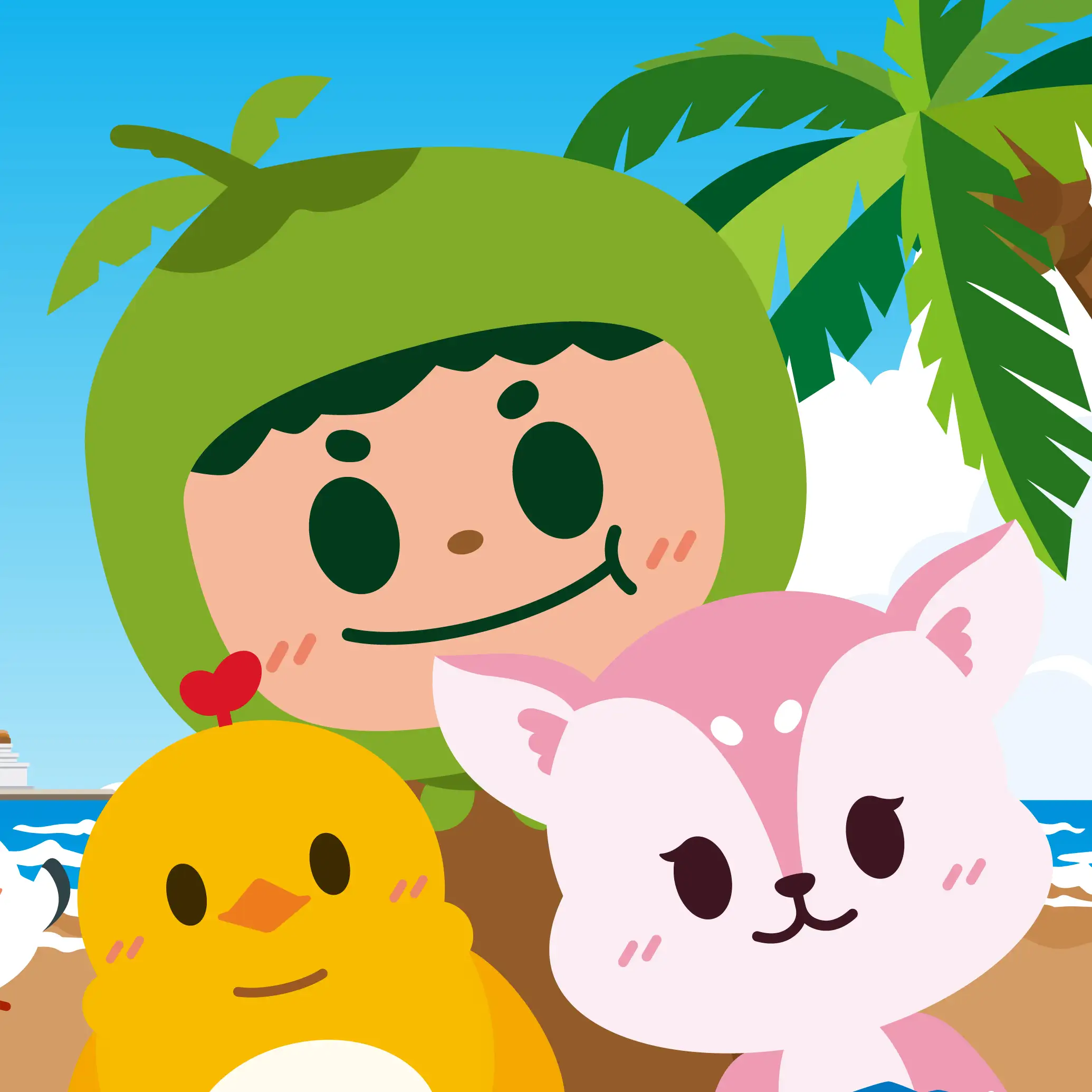 ISLAND CARTOON IP DESIGN by LPLONG 포트폴리오 - 노트폴리오