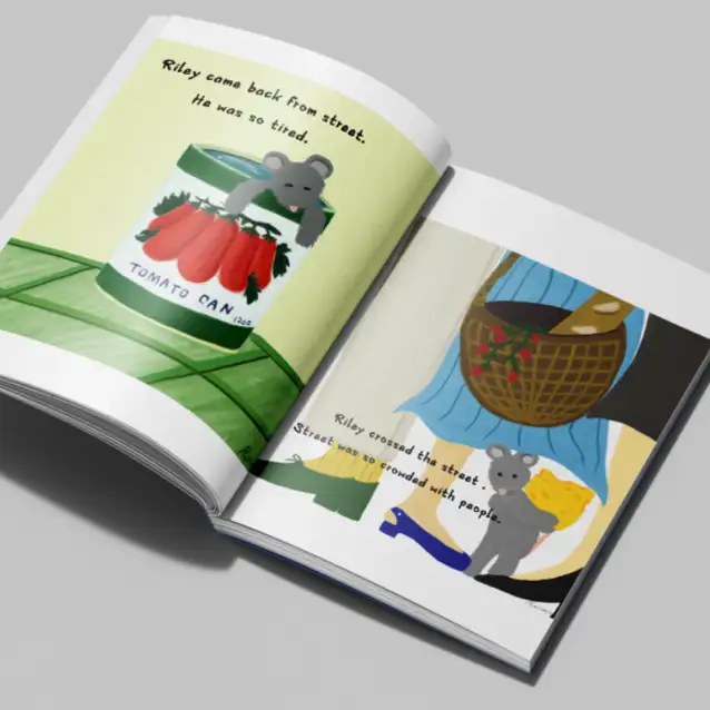 Bob Rat Riley book illustration-Riley the rat by 라리무 포트폴리오 - 노트폴리오