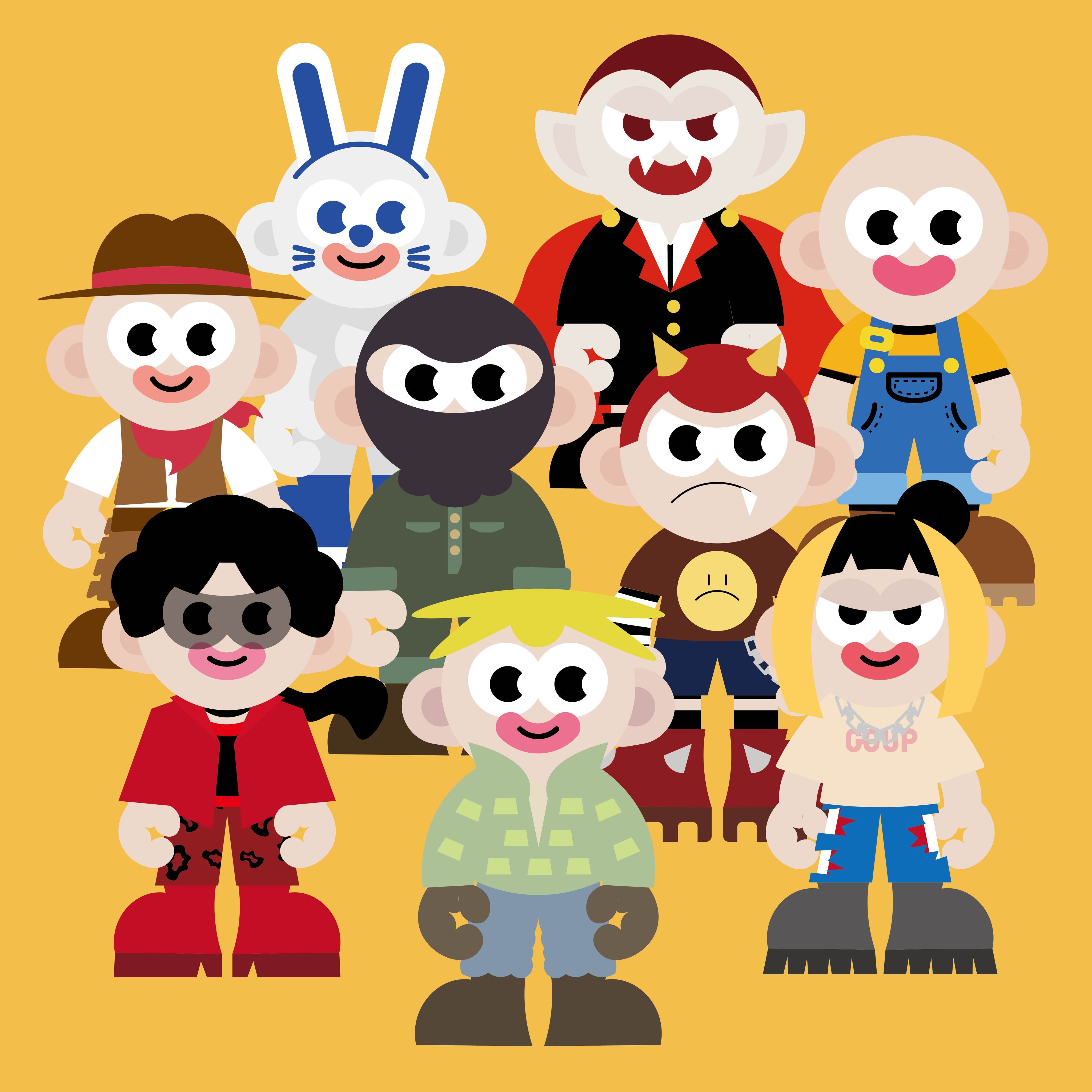 친구들 모임 by 장난꽃 - 노트폴리오