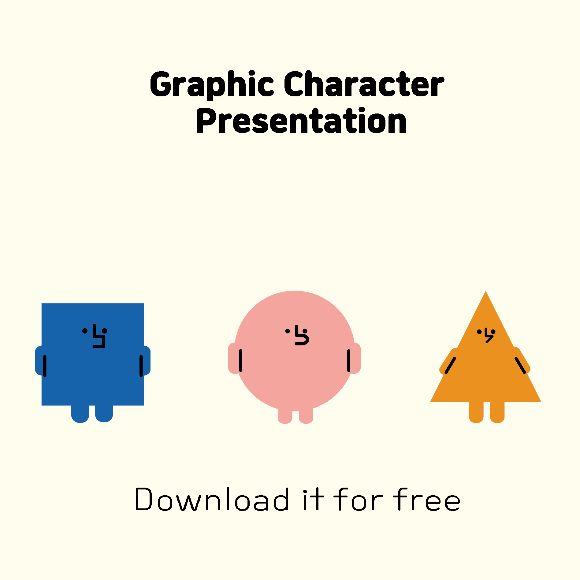 graphic character PPT by Myeong - 노트폴리오