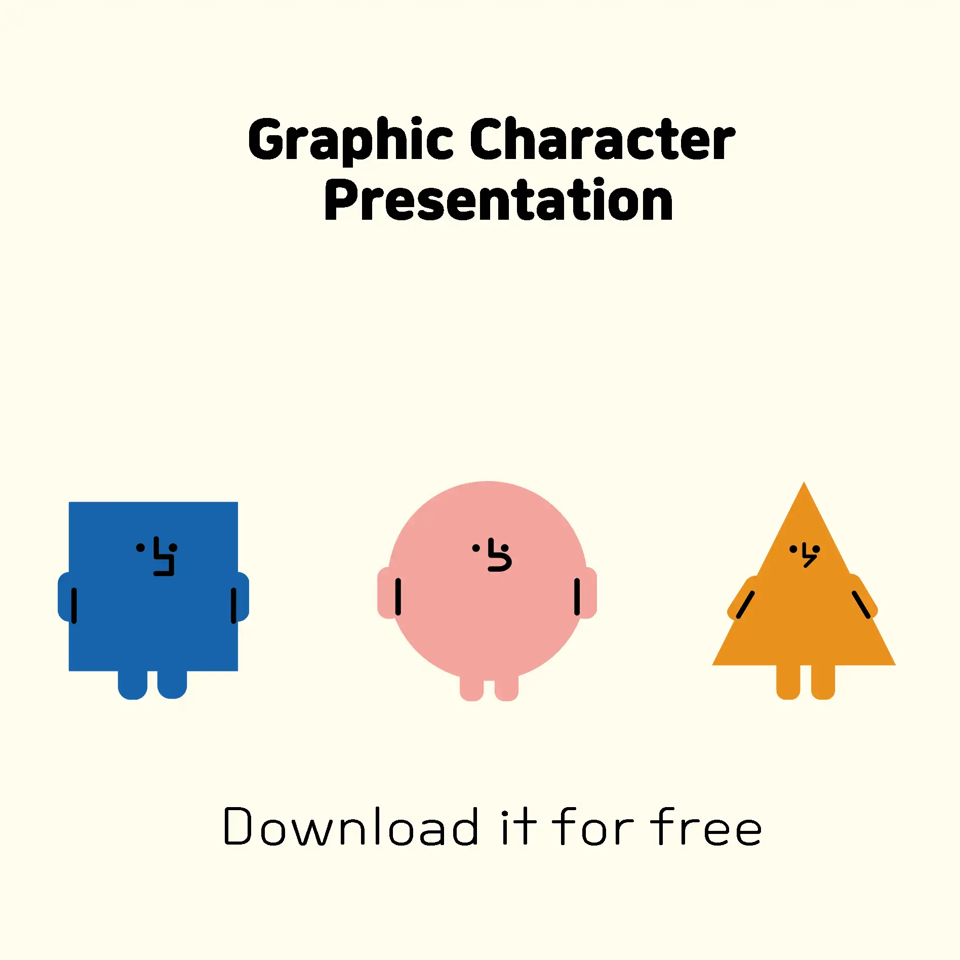 graphic character PPT by Myeong 포트폴리오 - 노트폴리오